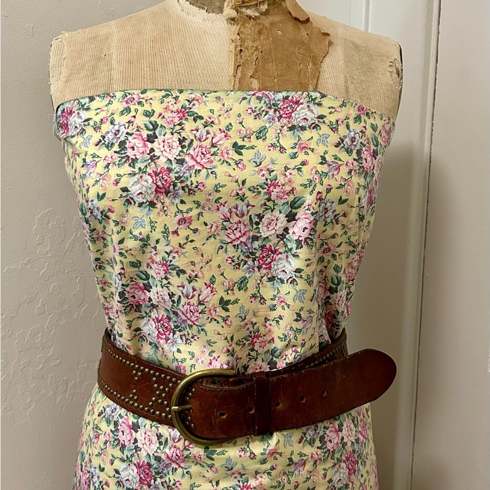 Vintage cotton floral yard goods
